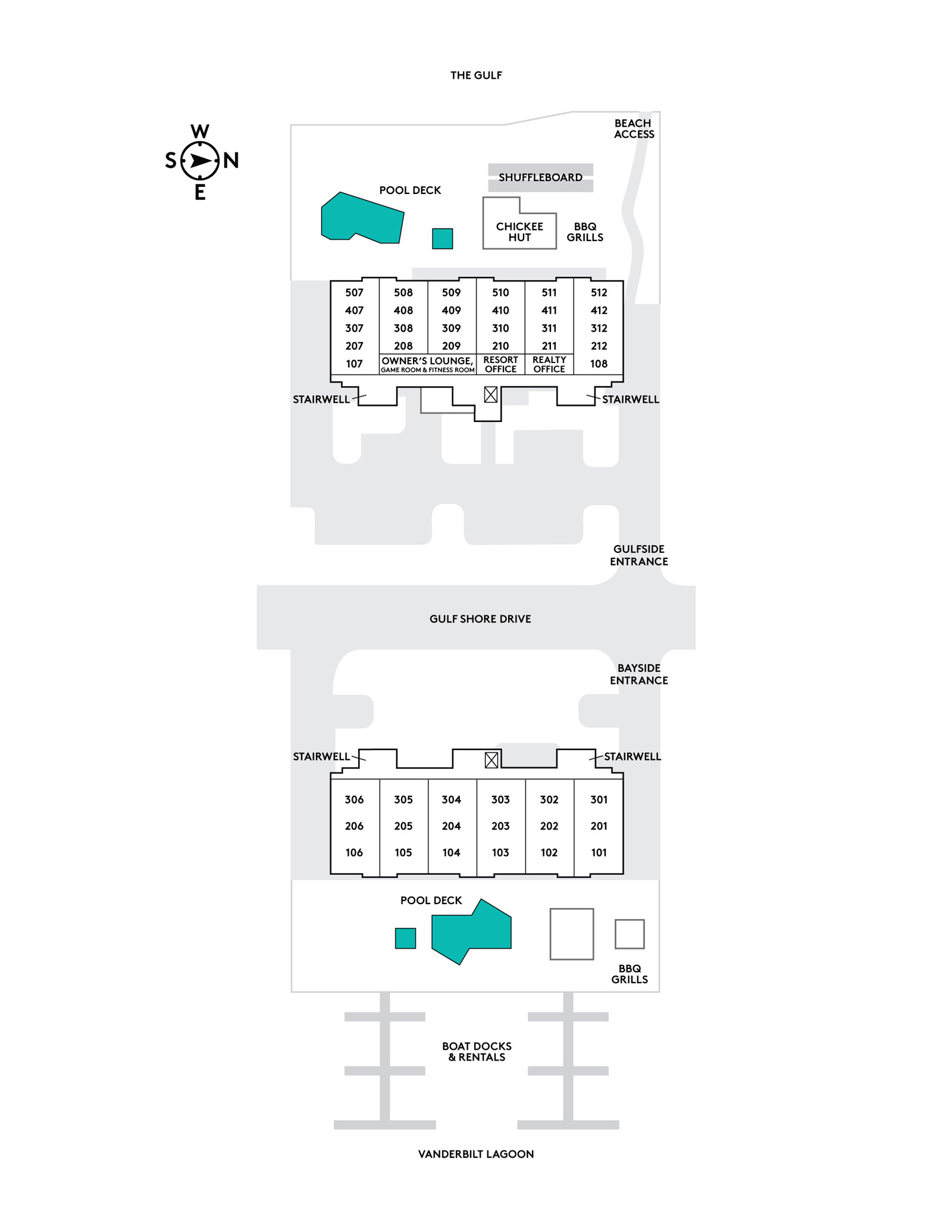 resort layout map